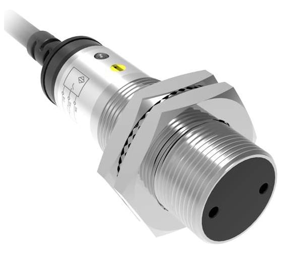 Оптический датчик барьерный Lanbao PR18-TM10DPR барьерный (приёмник), Sn=10000 мм, PNP NO/NC (Програм)10...30DC, кабель2м 07-00039619 1