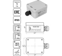 Датчик температуры наружного воздуха Завод RGP IP65, ABS TS-E01 ECO NTC10k (3950)