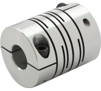 Муфта разрезная INNOCONT d=25 мм, с зажимным кольцом, материал - алюминий, диаметры валов 6*6 мм, но CPI-25C-6x6