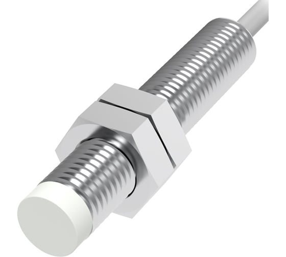 Индуктивный датчик Lanbao LR08BN02DNO Sn=2 мм, корпус М8x1, нержавеющая сталь, незаподлицо, 10-30DC, NO NPN, IP67, кабель 2м 07-00040521