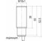 Индуктивный датчик ТЕКО ISB A4A-21-5-LP, Sn=5 мм, корпус 18x18х56 Алюминий заподлицо, 10...30DC 2 PIN NO, IP67, кабель2м 00-00024060 3