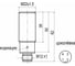 Индуктивный датчик ТЕКО ISB AC6A-31P-7-LZS4, Sn=7 мм, корпус 22x22х62 Алюминий заподлицо, 10...30DC NO PNP, IP67, разъемМ12 00-00024380 3