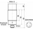 Индуктивный датчик ТЕКО ISN EC8A-21-15-LPS4, Sn=15 мм, корпус 30x30х82 Алюминий не заподлицо, 10...30DC NO, IP67, разъемМ12 00-00025625 3