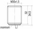Индуктивный датчик Теко ISB B7A-32N-10-L 00-00024770 3