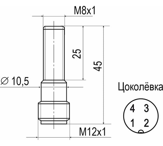 Индуктивный датчик Теко ISB BC13B-31P-3-LS4 00-00024792
