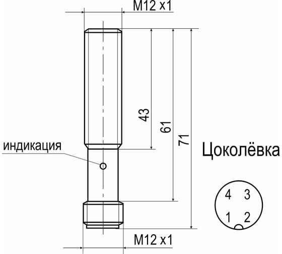 Индуктивный датчик Теко ISB AC2S-32P-4-LZS4 00-00034683