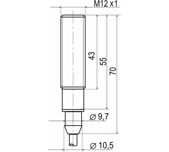 Индуктивный датчик Теко ISB AF2A-43P-2-LZ 00-00068515