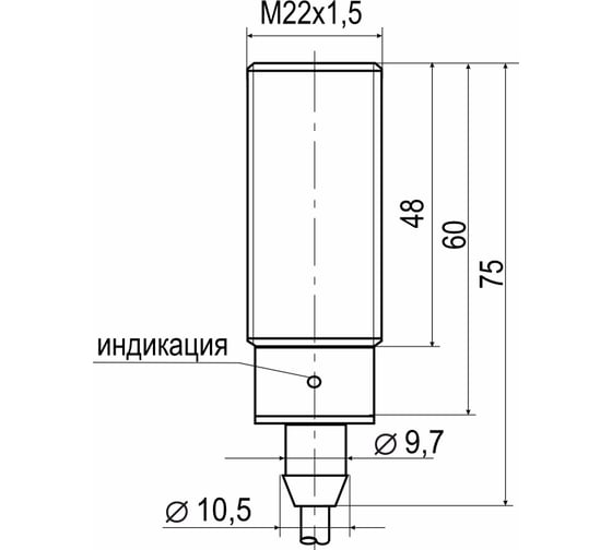 Индуктивный датчик Теко ISB AF61A-21-7-LP-C 00-00024549