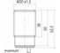 Индуктивный датчик Теко ISB A8A-32P-10-LZ 00-00024179 3