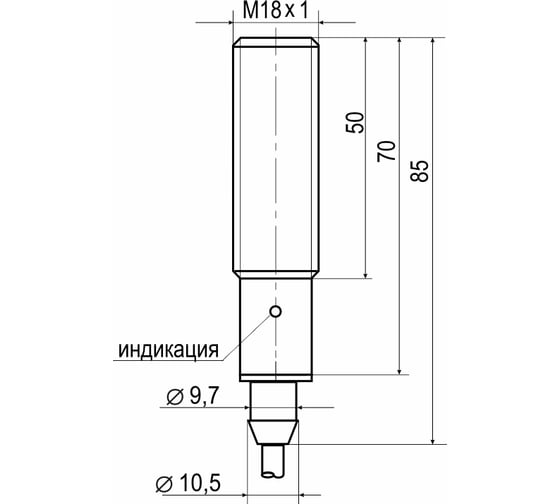 Индуктивный датчик Теко ISB AF41A-43P-5-LZ-10 00-00058527