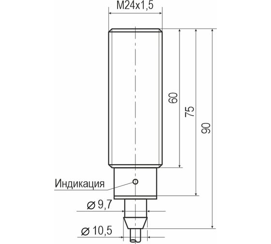 Индуктивный датчик Теко ISB A63A-43P-7E-L 00-00031556