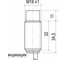 Индуктивный датчик Теко ISN F4A-31P-8-L 00-00025874 3