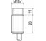 Индуктивный датчик Теко ISN FS4A-8-N-C2-10 00-00055064 2