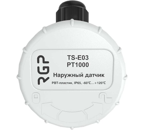 Датчик температуры наружного воздуха Завод RGP (PBT-пластик) TS-E03 PT1000