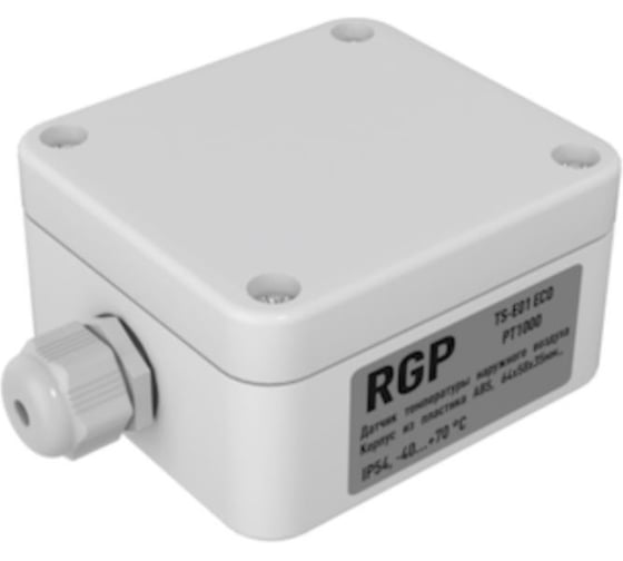Датчик температуры наружного воздуха Завод RGP (IP65, ABS) TS-E01 ECO NTC5k