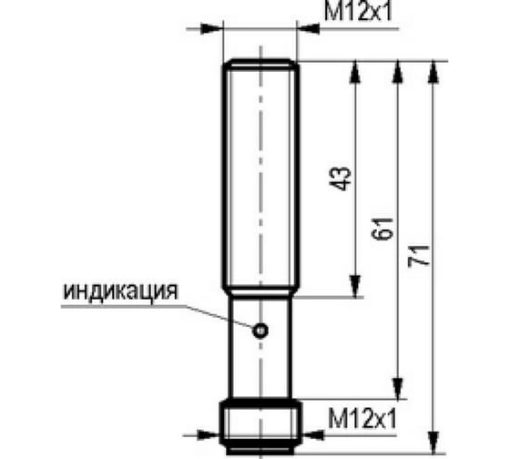 Индуктивный бесконтактный выключатель ТЕКО ISB AC2A-31P-4-LZS4 00-00024272