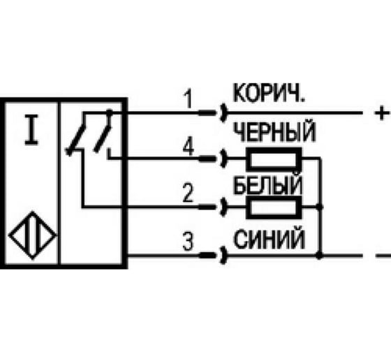 Индуктивный бесконтактный выключатель ТЕКО ISB AC8A-43P-10-LZS4 00-00024417