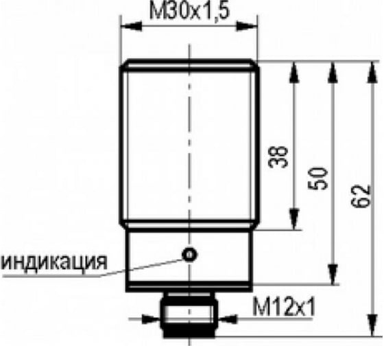 Индуктивный бесконтактный выключатель ТЕКО ISB AC8A-43P-10-LZS4 00-00024417