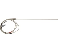 Датчик температуры с кабелем INNOCONT исполнение N, спай Pt100, раб. часть: диаметр 4,8мм длина 300мм, резьба М10x1,5, длина кабеля 1.5м TS-W-N-Pt100-4,8-300-1,5-M10x1,5