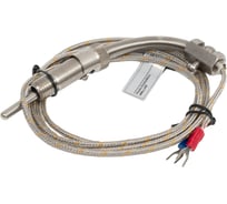 Датчик температуры с кабелем INNOCONT исполнение S, спай IC, рабочая часть: диаметр 4,8мм длина 30мм, втулка М12x1,5, длина кабеля 1.5м TS-W-S-IC-4,8-30-1,5