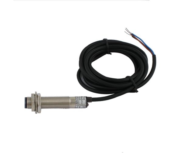 Диффузионный фотодатчик INNOCONT М12x1, зона срабатывания до 10 см, -10 +60 С, 12…24 VDC, IP67, выход: PNP NO, макс. ток 200 мА, время реакции 3 мс, кабель 2 м PES-D12-PO10D