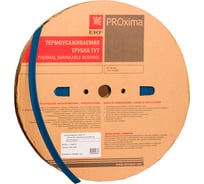 Термоусаживаемая трубка EKF ТУТ нг 2/1, синяя, рулон PROxima tut-2-g