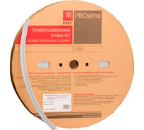 Термоусаживаемая трубка EKF ТУТ нг 2/1, белая, рулон PROxima tut-2-w