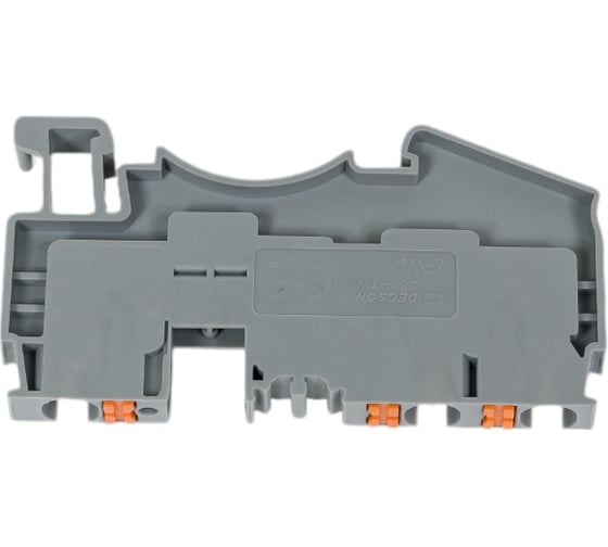 Клемма на дин-рейку Degson 4 кв.мм, push-in, серая, 50 штук DS4-TW-01P-11-00Z(H) 1