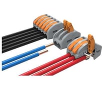 Клемма Degson зажимная, 5 полюса, серая 10 штук DG223-4.61-05P (11-00AH)