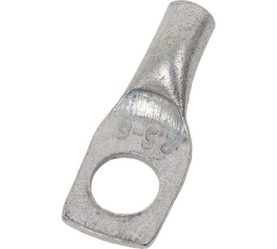Наконечник ТМЛ (ЮМП) ТМЛ-P-2,5-6 Р-типа, трубчатый, медный луженый, кольцевой, 2,5мм2, под винт М6, elcТМЛ-Р-2.5-6-ЮМП 1