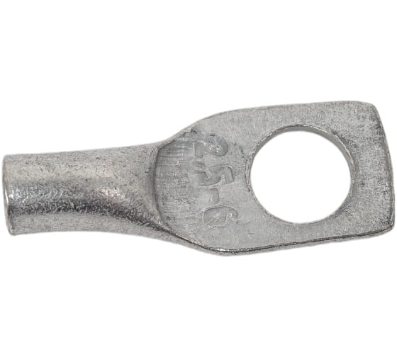 Наконечник ТМЛ (ЮМП) ТМЛ-P-2,5-6 Р-типа, трубчатый, медный луженый, кольцевой, 2,5мм2, под винт М6, elcТМЛ-Р-2.5-6-ЮМП