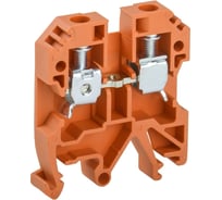 Винтовая клемма IEK кви-6мм2 оранжевая (50 штук в упаковке) YZN30-006-K09