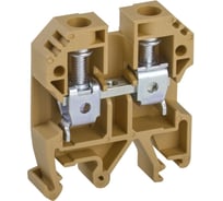 Винтовая клемма IEK кви-10мм2 желтая (50 штук в упаковке) YZN30-010-K05