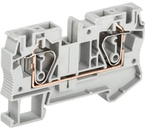 Пружинная клемма IEK кпи 2в-6 57а серый (24 штуки в упаковке) YZN11-006-K03