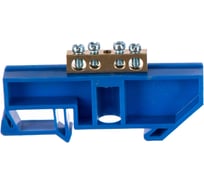 Нулевая шина EKF N 63.04 изолятор на DIN-рейку, латунь sn0-63-04-d