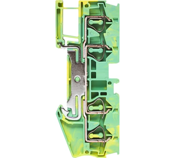Клеммная пружинная колодка EKF JXB-ST-4 4 вывода земля plc-jxb-st-4-4-pen