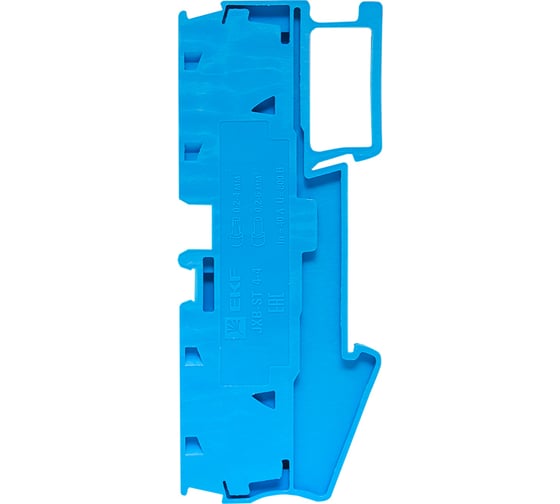 Клеммная пружинная колодка EKF JXB-ST-4 41А 4 вывода синяя plc-jxb-st-4-4-blue