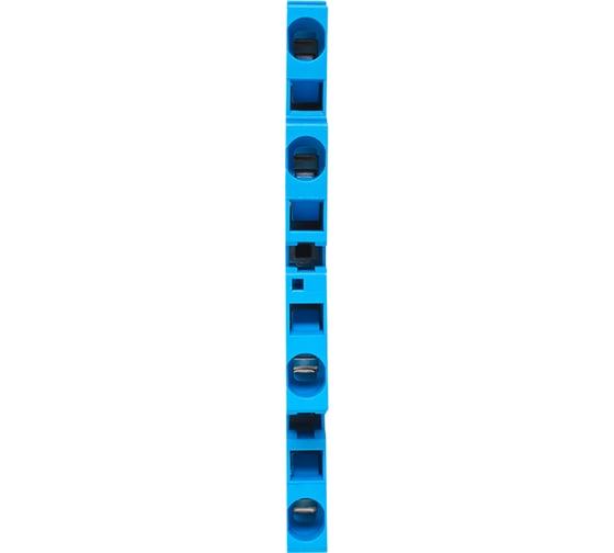 Двойная пружинная клеммная колодка EKF JXB-ST-4 32А синяя plc-jxb-st-4-4-2-blue