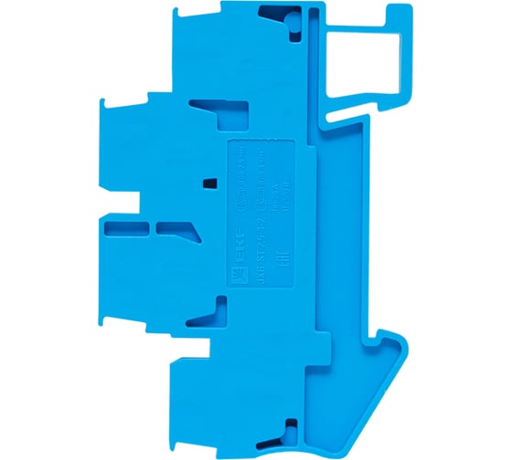 Двойная пружинная клеммная колодка EKF JXB-ST-2.5 24А синяя (37 шт.) plc-jxb-st-2.5-4-2-blue