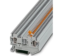 Клеммная пружинная колодка EKF JXB-ST-2.5-K с ножевым размыкателем серая PROxima plc-jxb-st-2.5-K