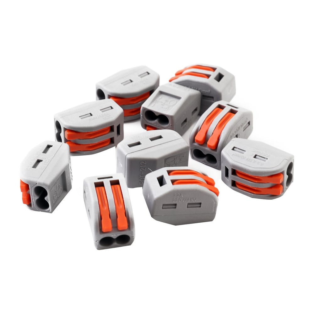 Строительно-монтажная клемма Volsten V02-9w-222-412 (СМК, 2 провода до ...