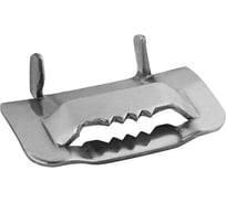 Монтажная скрепа SUPRLAN нержавеющая сталь, уп. 100шт 08-0107