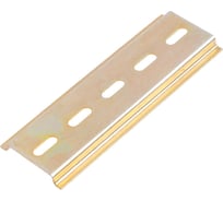 Оцинкованная DIN-рейка ТУНДРА L=100, цвет желтый 5296526