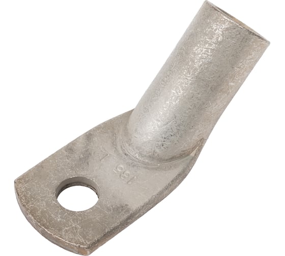 Трубчатый медный луженый наконечник R-типа ТМЛ (ЮМП) ТМЛ-R45-185-12 угловой 45 градусов 185мм2 под болт М12 elcТМЛ-R(45)-185-12-ЮМП 1