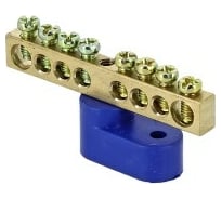 Нулевая шина EKF 63.08 1-н изолятор стойка латунь sn0-63-08-1