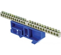 Шина EKF N 63.24 DIN изолятор никель 20 шт sn1-63-24-d