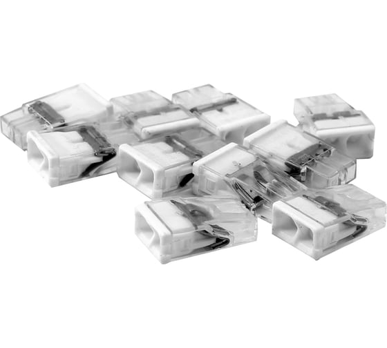 Строительно-монтажная клемма Volsten V02-9w-2273-202 СМК, с пастой cu/pb 2 провода до 2,5 мм, 32А, 450 В, 10 шт 15237 1