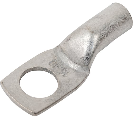 Трубчатый кабельный наконечник ТМЛ (ЮМП) 16-10-6 медный луженый под опрессовку elcТМЛ-16-10-6-ЮМП 1