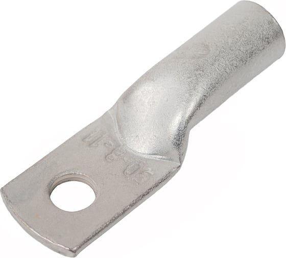 Трубчатый кабельный наконечник ТМЛ (ЮМП) 50-8-11 медный луженый под опрессовку elcТМЛ-50-8-11-ЮМП 1