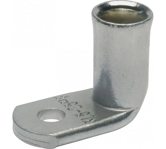 Трубчатый наконечник Klauke медный луженый, f-типа, угловой, 90 градусов, 25мм2, под болт м8, 5-6кл klk744F8 1